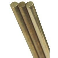 K&S Solid Rod - 3/16" D X 12" L Brass Carded