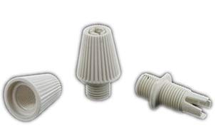 Strain Reliefs for Pendant Lighting, 50pk White - Strain Relief Cord Grips