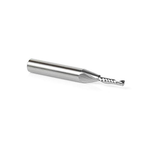 Amana Tool 51411 Solid Carbide CNC Spiral 'O' Single Flute, Plastic Cutting 1/8 Dia x 1