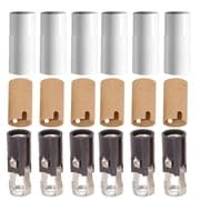 2 Inch 2 Inch 6 Pack B&P Lamp Chandelier Lighting Fixture Socket and Candle Cover Kit, Keyless Candelabra Sockets