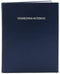 BookFactory Blue Engineering Notebook - 168 Pages, 8 7/8" x 11 1/4", Engineering Lab Notebook, Blue Cover
