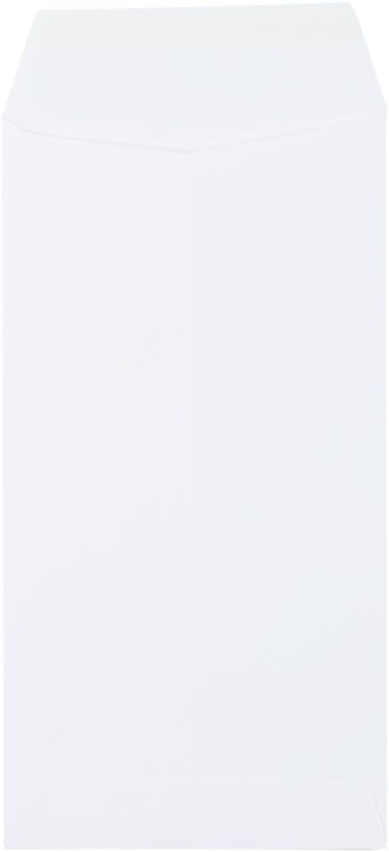 LUXPaper Open End Envelopes | Peel & Press | 6" x 11 1/2" | White | 70lb. Text | 50 Count