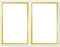 LCI Whites LCI White Gold 2up Printable Card - A9 (5 1/2 x 8