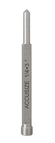 Accusize Industrial Tools 1/4" x 3" Pilot Pins for Annular Cutters, 10pcs/Pack, 0600-0070x10