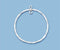 WireJewelry Silver Filled Chandelier Components Hammered Round 27mm - Pack of 2