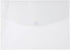Filexec Poly Envelope, Letter Size, Side-Load, Clear (Pack of 12), 3-Hole Punched with Hook & Loop Fastener