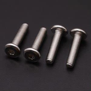 M6 x 40mm Hex Socket Flat Head Screws, 30 Pack, 304 Stainless Steel for Furniture, DIY