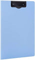 File Cover Folder Clipboard - Profile Clip File Folder, 360 Degree Flip Writing Pad for A4 and Letter Size, Blue