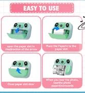 Atnadov 12 (6 colored+6 Mini Thermal Printer Sticker Paper, Rolls Colored Thermal Sticker Paper Kids Instant Camera