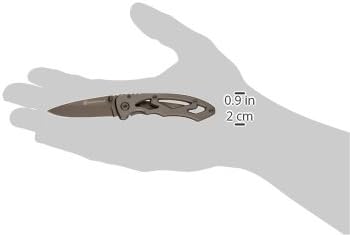 Smith & Wesson CK400 5.4in High Carbon Stainless Steel Folding Knife with 2.2in Drop Point Blade