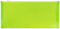 JAM PAPER Plastic Envelopes with Zip Closure, #10 Booklet Wallet, Lime Green, 5 x 10, 3/pack