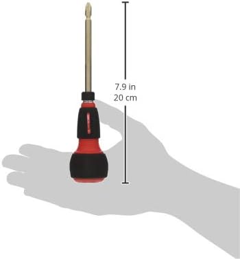 ANEX No. 395-D Ratchet Screwdriver Replaceable Ball Grip Quick Ball 60 by Anex