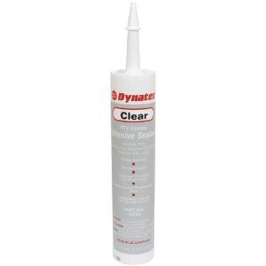 49294 Clear RTV Silicone Adhesive/Sealant, 300ml Cart, Waterproof RTV Sealant, Single Component RTV Silicone Sealant, Permanent Flexibility, Insulates Thermally and Electrically