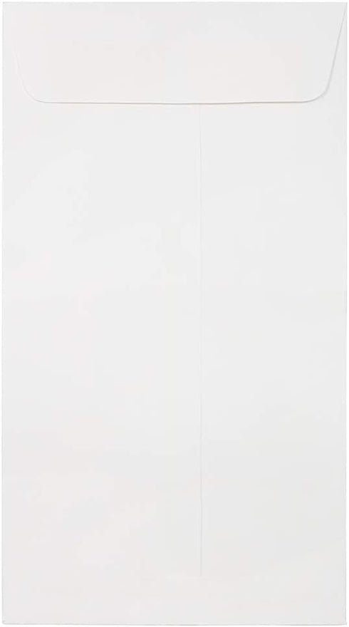 JAM PAPER #16 Policy Commercial Envelopes - 5 7/8 x 12 - White - 50/Pack