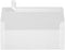 LUXPaper #10 Business Envelopes | Clear Translucent | Peel & Press | 4 1/8" x 9 1/2" | 30lb. Text | 50 Qty