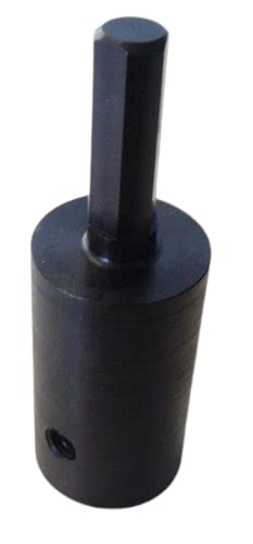 3/8" Drive Flat Round Chuck - Annular Cutter Bit Adapter Tool with 3/4" Female Shank for Drill Press & Milling Machines