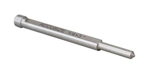 Accusize Industrial Tools 1/4" x 3" Pilot Pins for Annular Cutters, 10pcs/Pack