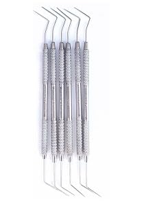 QUANTAFIT EXPORTS 6 PCS Dental Diagnostic Probe Endo Explorer DG 16 Double Ended Instruments