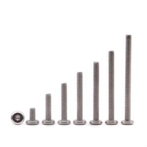 M6 x 40mm Hex Socket Flat Head Screws, 30 Pack, 304 Stainless Steel for Furniture, DIY
