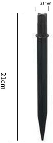 6Pcs 8.25 Inch Reinforced Ground Spikes, ABS Plastic Replacement Stakes for Solar Lights