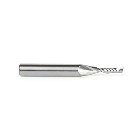 Amana Tool 51411 Solid Carbide CNC Spiral 'O' Single Flute, Plastic Cutting 1/8 Dia x 1