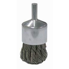WEILER Carbon Steel Cup Brush - Shank Attachment - 1 in Diameter