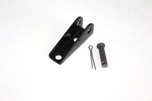 Tiptop Home WSLHFEO Box Truck Door Cable Anchor Bracket with Clevis Pin, Color Black