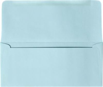 LUXPaper #9 Remittance Envelopes, 3 7/8" x 8 7/8", Pastel Blue, 24lb Text, 50 Qty