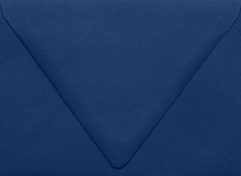 LUXPaper A6 Contour Flap Invitation Envelopes | 4 3/4" x 6 1/2" | Navy Blue | 80lb. Text | 50 Qty by LUXPaper