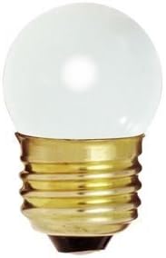 Bulbrite 702007-7.5S11W - White 7.5 Watt S11 Light Bulb, 130 Volt Long
