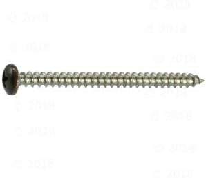 Hard-to-Find Fastener 014973208943 10 2-1/2, Piece-8 Shutter Screws - Brown, x