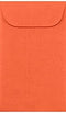 LUXPaper #5 1/2 Coin Envelopes | 3 1/8" x 5 1/2" | Bright Orange | 24lb. Text | 50 Qty
