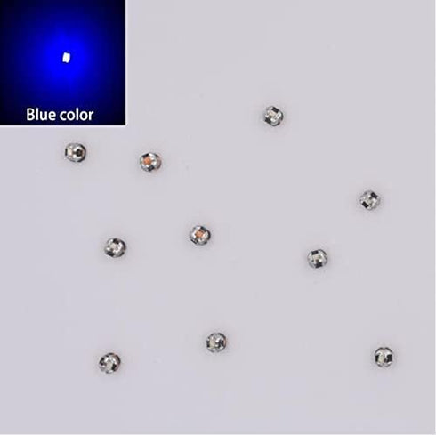 Taidacent 24V Long Distance Wireless LEDs and Coil, 270mm, 10PCS Blue LEDs (Without Inductive Coil)