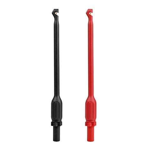 ZB-T12S Automotive Wire Piercing Probe, Wire Piercing Clip Puncture Wire Back Probe Pins Red Black 160 * 16mm