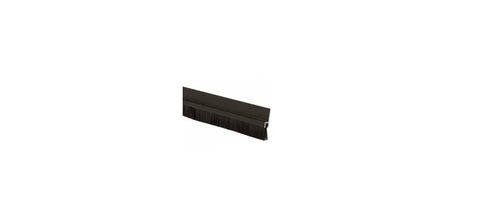 Pemko 085580 18062DNB36 Brush Seal - Dark Bronze with Black Brush Insert, 1" Width, 36" Length