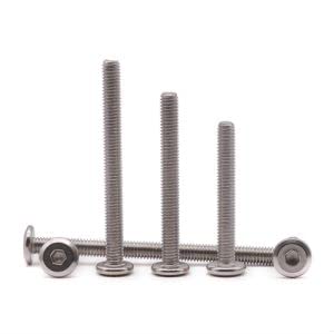 M6 x 40mm Hex Socket Flat Head Screws, 30 Pack, 304 Stainless Steel for Furniture, DIY