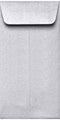 LUXPaper #7 Coin Envelopes - Peel & Press, Silver Metallic, 3 1/2" x 6 1/2", 80lb. Text, 50 Qty