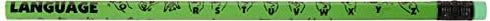 Musgrave Pencil, Sign Language Pencils, Number 2HB, Box of 36, Colors Yellow, Orange, Green, Pink