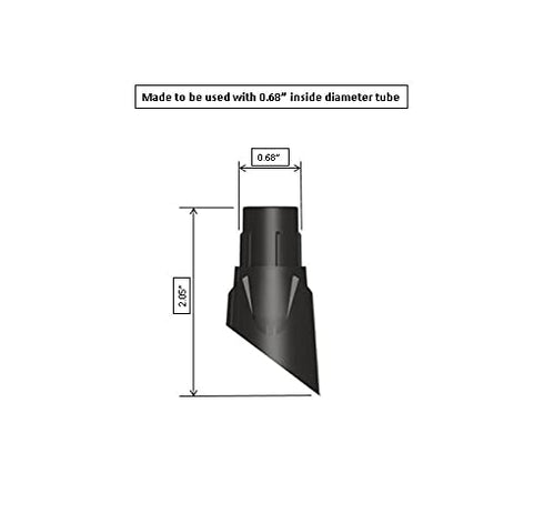 FENCE & DECK RITE Baluster Connectors for OD Metal Balusters, Black Polypropylene, 24 Pack