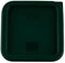 CAC Poly Square Cover FSQ-24CV-G Green for Food Storage Container 2 Quart
