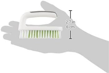 Scotch-Brite Small Utility Brush, Long Lasting Dish Brush with Handle for Scrubbing Cookware, Hands, Tile, Grout
