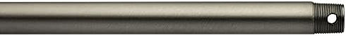 Kichler 360000AP Accessory Fan Down Rod 12-Inch, Antique Pewter Finish
