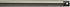 Kichler 360000AP Accessory Fan Down Rod 12-Inch, Antique Pewter Finish