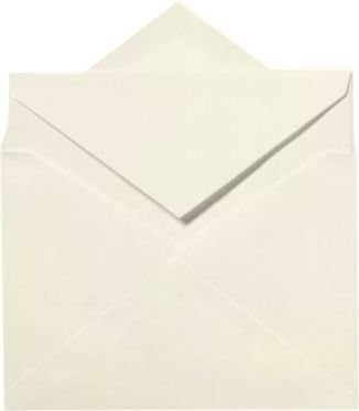 LUXPaper Outer Envelopes | 5 1/2" x 7 3/4" | Natural | 70lb. Text | 50 Qty by Envelopes.com