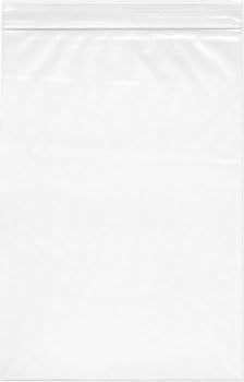 Plymor 7" x 10" Zipper Reclosable Plastic Bags (Pack of 200), 2 Mil