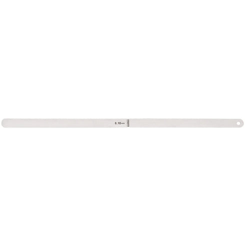 Starrett Tempered Steel Thickness Gage or Feeler Stock .10mm Thickness, 30cm Length - Ideal for Carpenters and Home