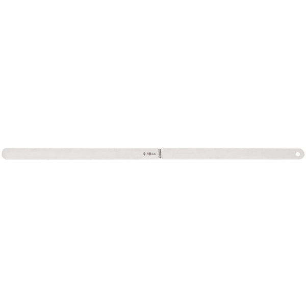 Starrett Tempered Steel Thickness Gage or Feeler Stock .10mm Thickness, 30cm Length - Ideal for Carpenters and Home