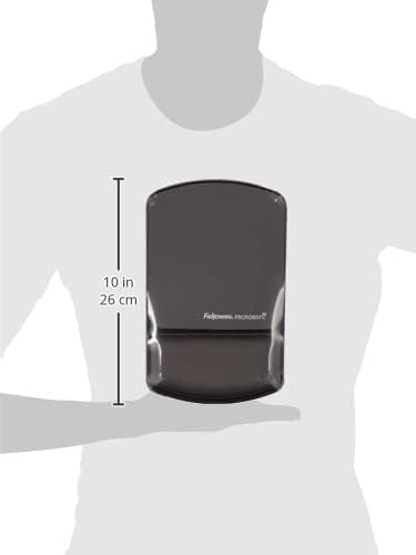 Fellowes (9175101) MICROBAN Gel Mouse Pad Wrist Support - Graphite