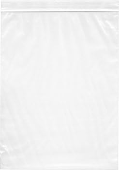 Plymor 9" x 12" Zipper Reclosable Plastic Bags (Pack of 200), 2 Mil