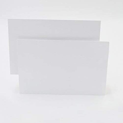 Home Advantage 4x6 Blank Index Cards - 50 Pack Heavy Duty Bleed Proof Notecards & Flashcards